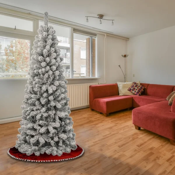Flocked Artificial Christmas Tree