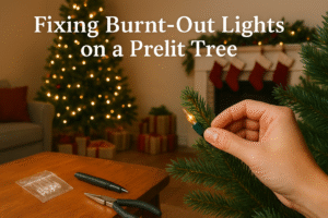 How to Fix Burnt-Out Lights on a Prelit Tree