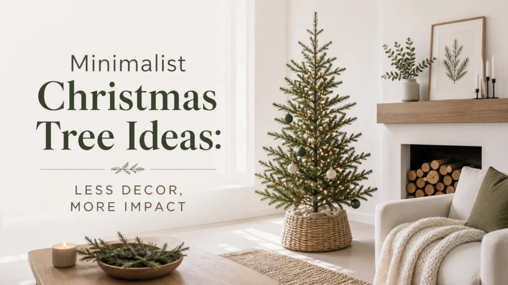 Minimalist Christmas Tree Ideas: Less Decor, More Impact