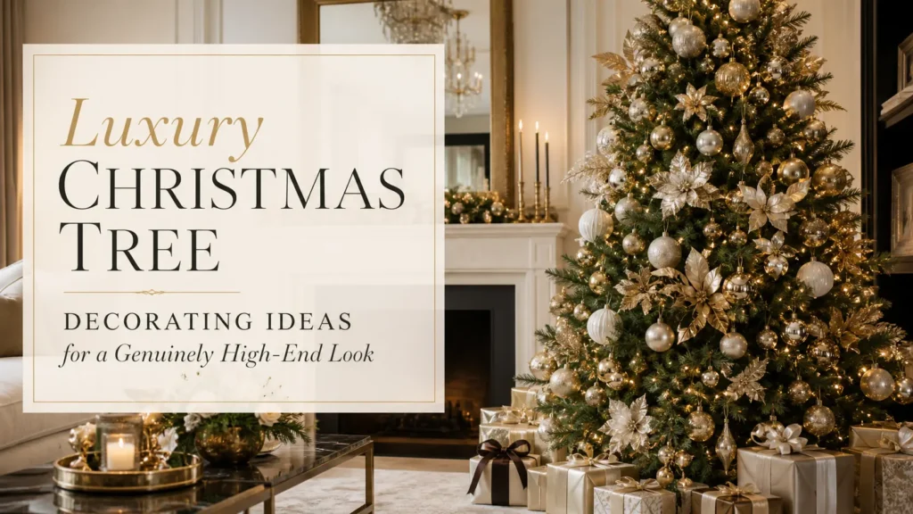 Luxury Christmas Tree Decorating Ideas for a Genuinely High-End Look
