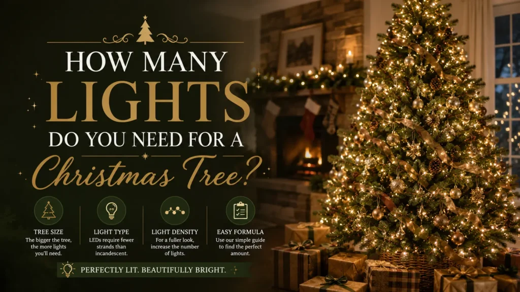 How Many Lights Do You Need for a Christmas Tree?