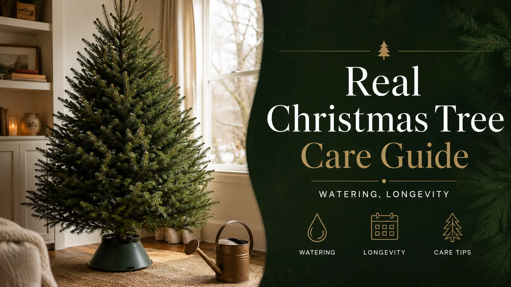 Real Christmas Tree Care Guide: Watering And Longevity