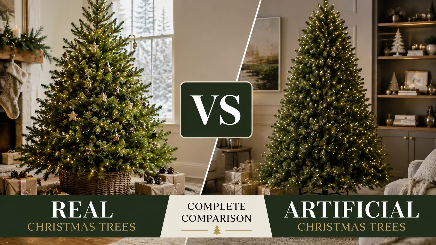 Real vs Artificial Christmas Trees: The Complete Comparison